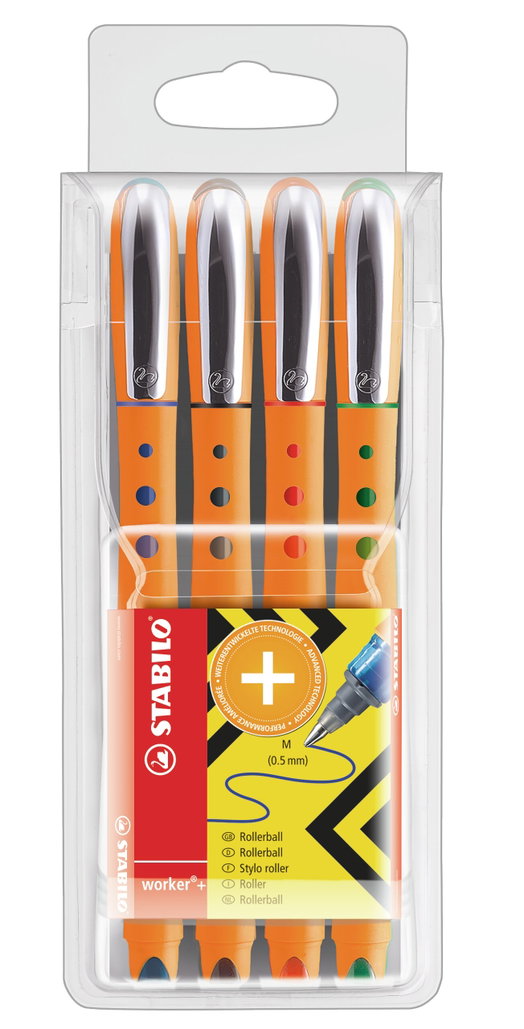 Rollerball STABILO worker+ medium